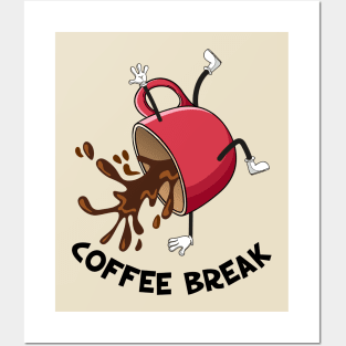 Coffee Addict Brake Dancer Posters and Art